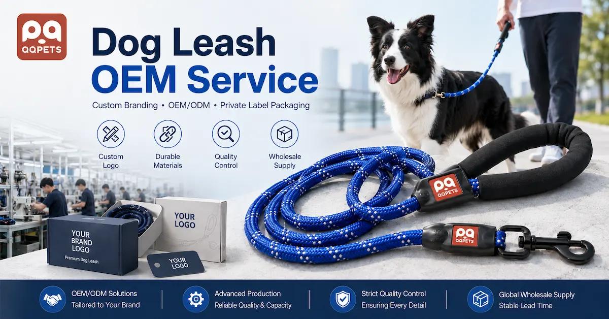 Dog Leash OEM Service: How Pet Brands Build Custom Leash Products