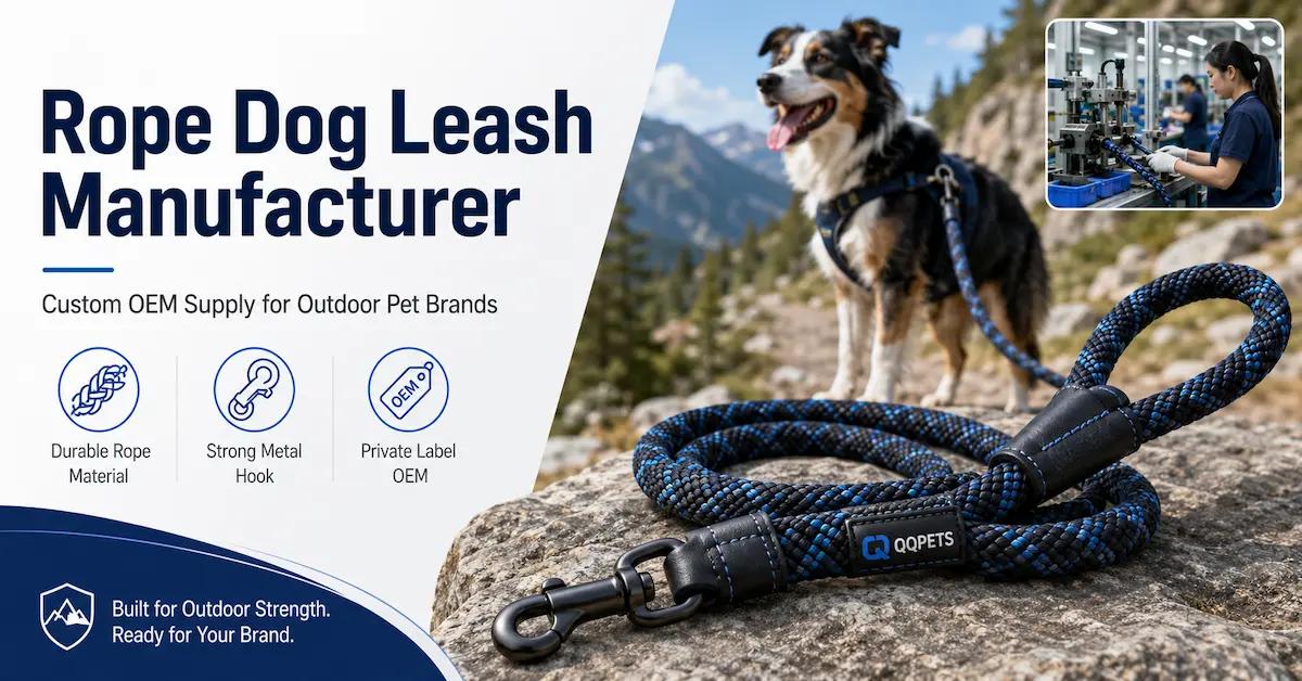 Rope Dog Leash Manufacturer: How Pet Brands Source Durable Outdoor Leashes