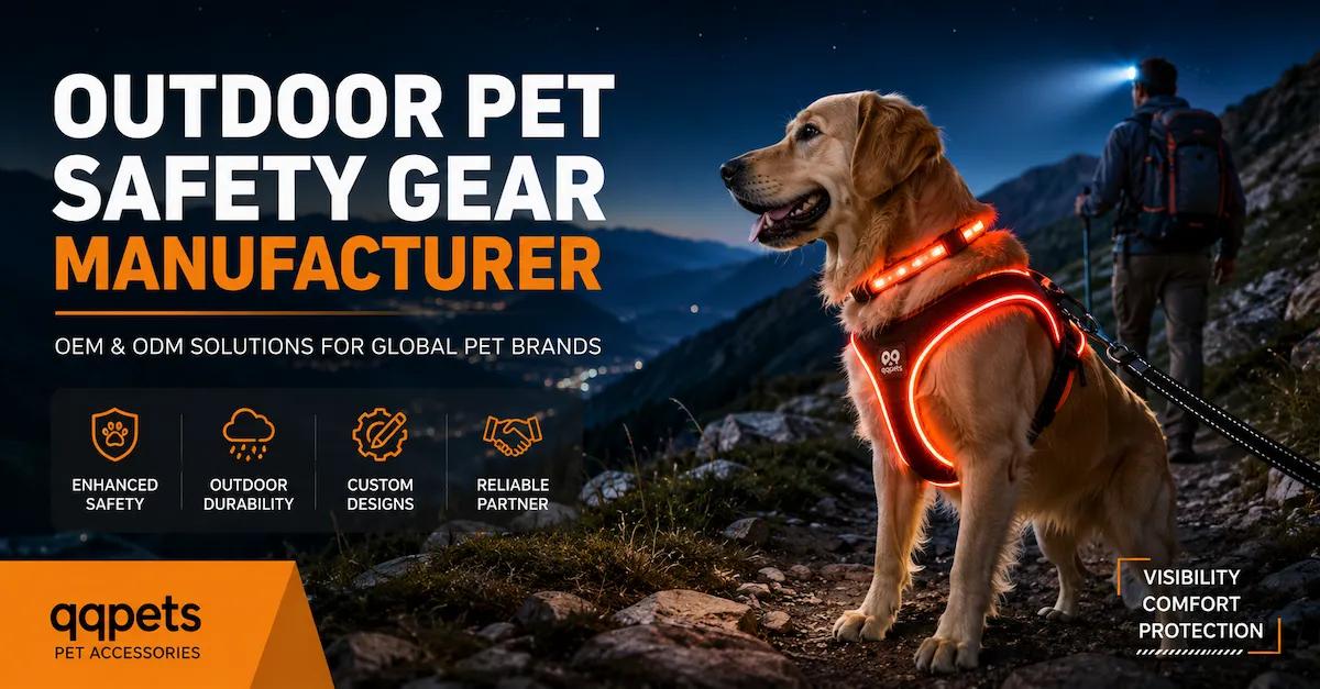 Outdoor Pet Safety Gear Manufacturer: OEM Guide for Global Pet Brands