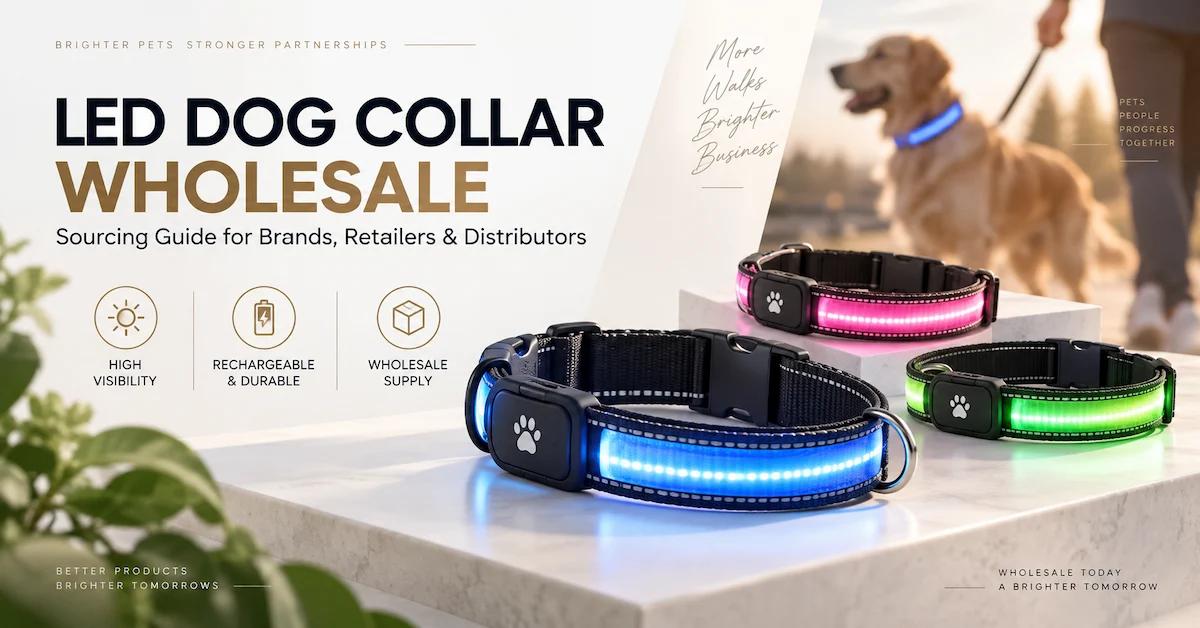 LED Dog Collar Wholesale: How Buyers Evaluate Lighting, Charging, Fit, and Bulk Quality